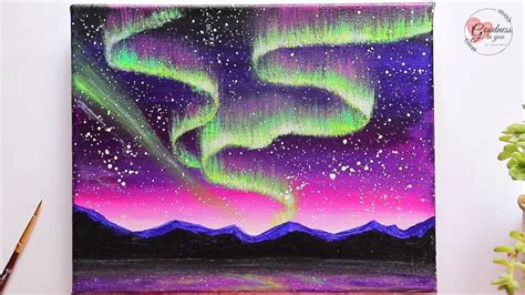 Northern Lights Painting