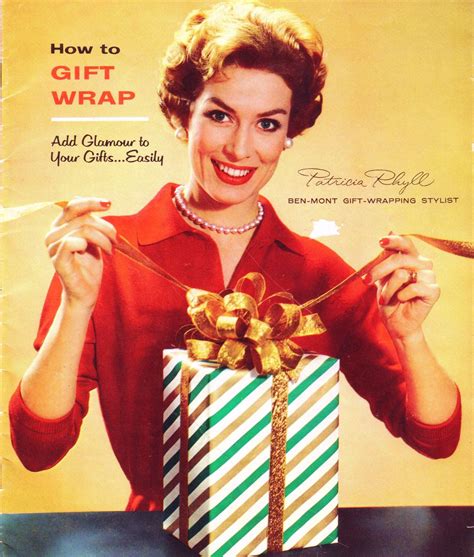 1957 How To T Wrap Instructional Book For Christmas Birthdays