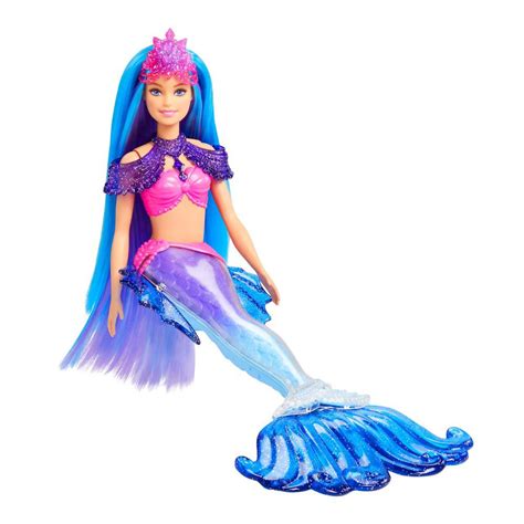 boneca barbie mermaid power sereia malibu mattel
