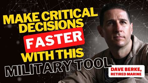 Make Critical Decisions Faster With This Military Tool Dave Berke 7 Figure Flipping Podcast