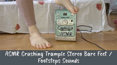 Asmr Crushing Trample Stereo Bare Feet Footsteps Sounds Youtube