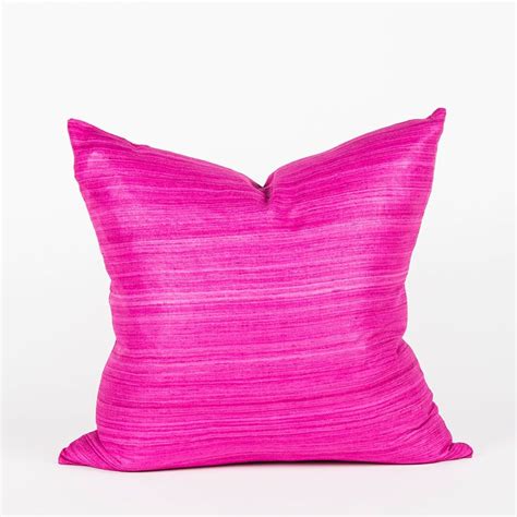 20x20 Pillow Silk Natural Pink In Bed Hd Buttercup Online Pink