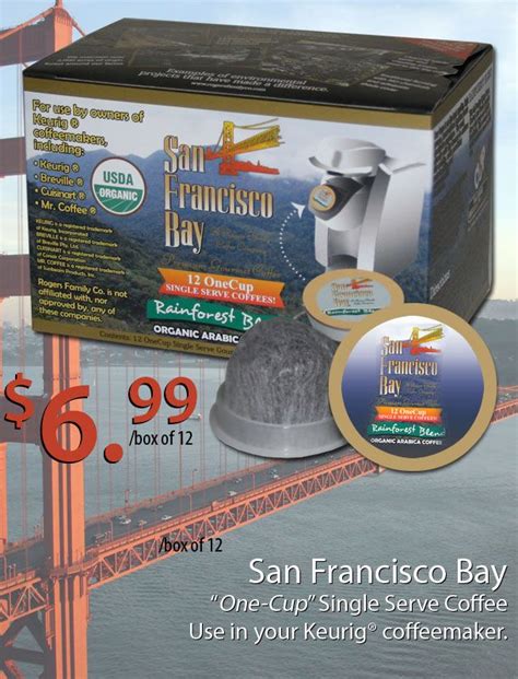 Don francisco's coffee pods make it easy to brew a quick cup. San Francisco Bay Coffee pods for your Keurig Brewer | San ...