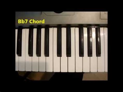 It's the first part of the name! How To Play Bb7 Chord (B Flat Dominant Seventh, Bb 7th) On ...