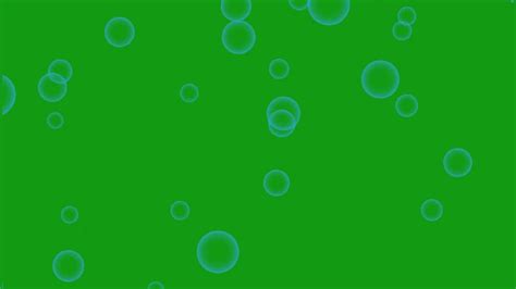 Bubbles Animation On Green Screen Youtube