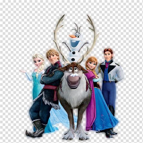 Disney Frozen Characters Illustration Elsa Anna Olaf