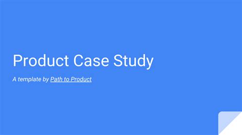 Product Case Studies A Flexible Framework To Organize By Sherman