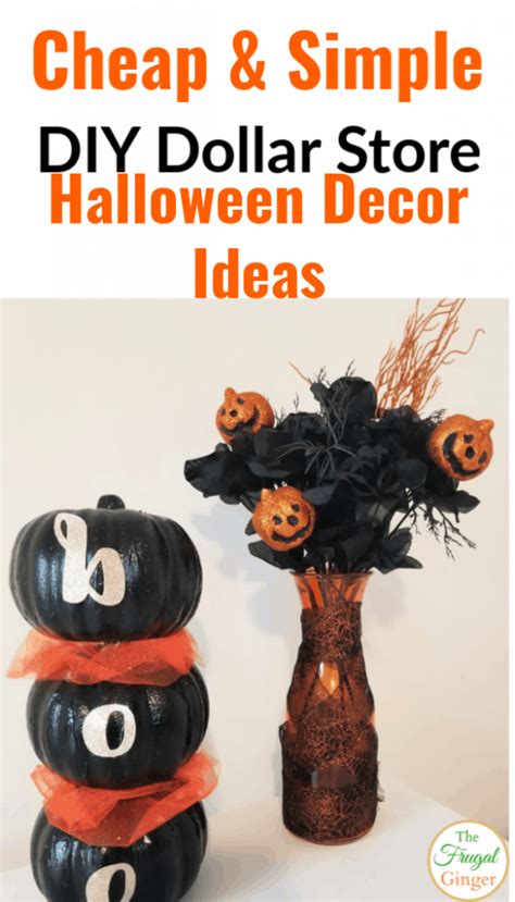 Halloween decorations don't have to be expensive. 3 DIY Dollar Tree Halloween Decoration Ideas 2019
