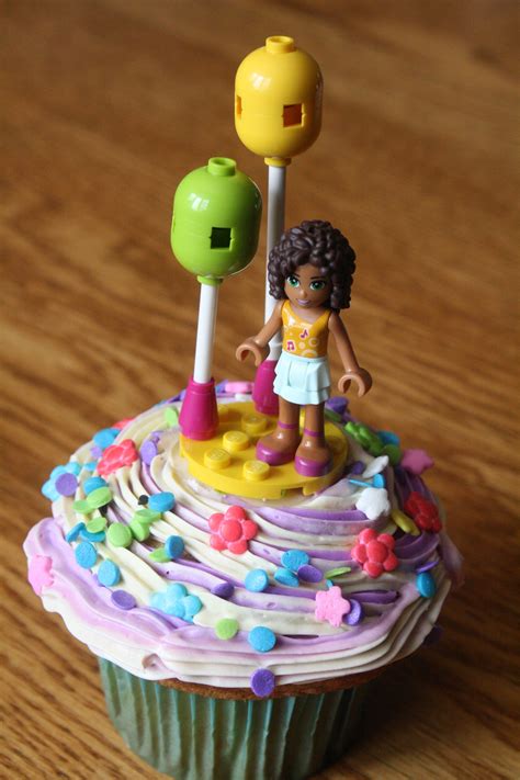 Lego Friends Birthday Cupcake Perfect For Cupcakes And More Lego
