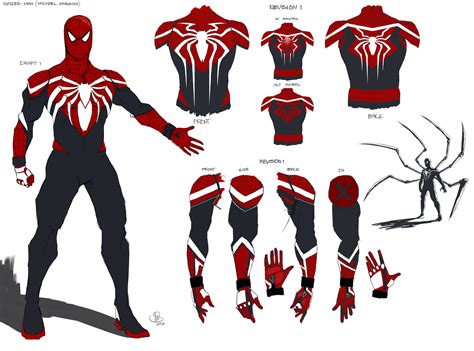 Markus Sangalang Spider Man Suit Design