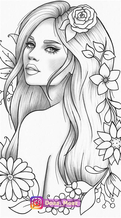 Best Ideas For Coloring Adult People Coloring Pages