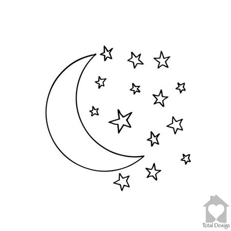 Moon And Stars Drawing At Getdrawings Free Download