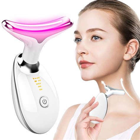 Firming Wrinkle Removal Device For Neck Face Double Chin Reducer Vibration Massager 3 In 1