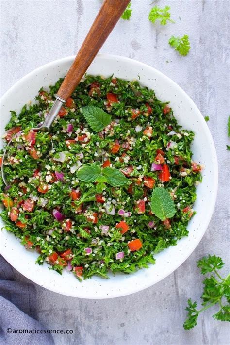 Tabouli Salad Lebanese Tabbouleh Salad Aromatic Essence