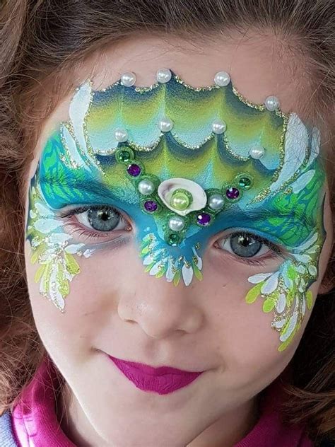 Pin Von Noelle Perry Auf Birthday Face Painting Ideas Meerjungfrau