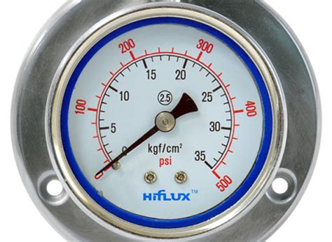 Pressure Gauge Bottom Connection Flush Pressuretempeflow High