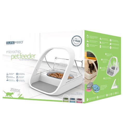 Feeding multiple pets needn't be a nightmare. Sure Petcare SureFeed Microchip Cat Food Bowl & WIFI ...