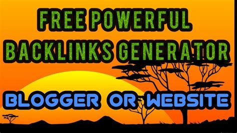 Backlinkr automatically builds thousands of high quality backlinks for your webpage, free! Free Powerful Online backlink Generator tool Sites for ...