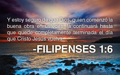 Filipenses 1 6 Textos Biblicos Biblia Cristo Jesús