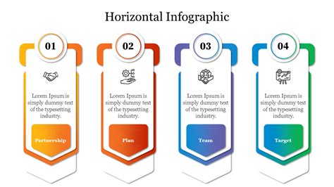 Creative Horizontal Infographic Presentation Template