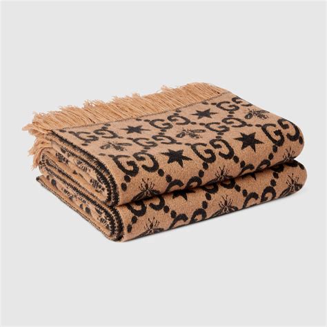 Gucci Gg Pattern Throw Blanket In 2021 Patterned Throw Throw Blanket