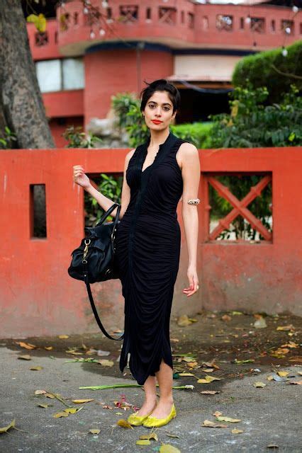 priya kishore from the sartorialist this combination is rare the shoes dress and lipstick