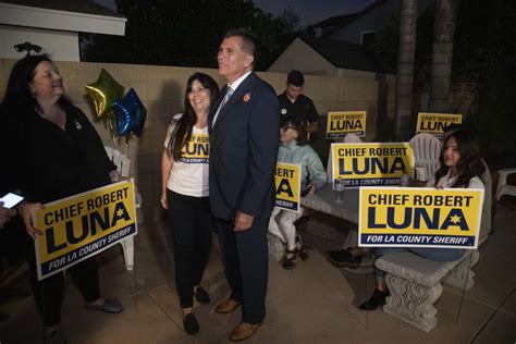 L A County Sheriff Race Robert Luna Runs As The Anti Villanueva United States Knews Media