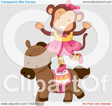 Control strategies for the banana aphid. Cartoon of a Female Circus Monkey Balancing on a Horse ...