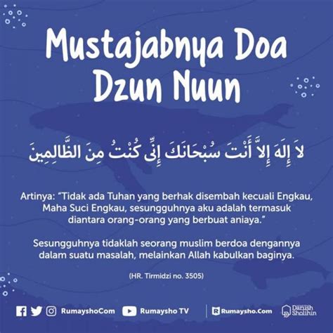 Bacaan Doa Nabi Yunus Lengkap Dengan Artinya Ternyata Ini Keutamaan