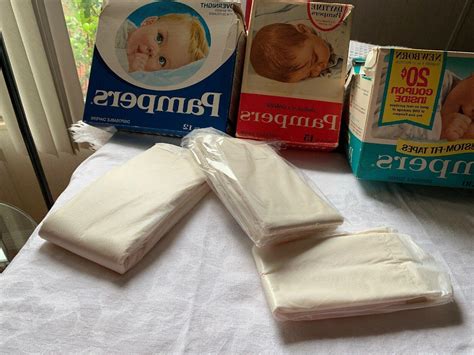 Vintage Disposable Pampers Baby Diapers