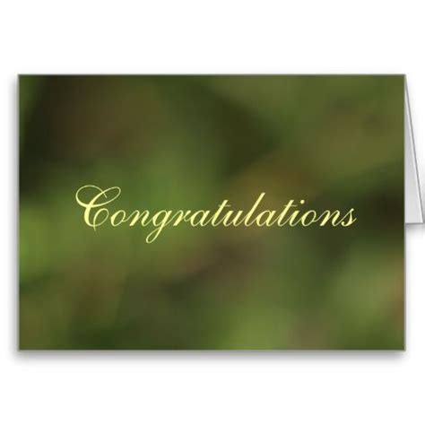Congratulations Green Hues Card With Images Baby