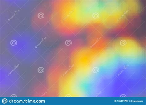 Abstract Festive Holographic Multicolored Purple Magic Rainbow