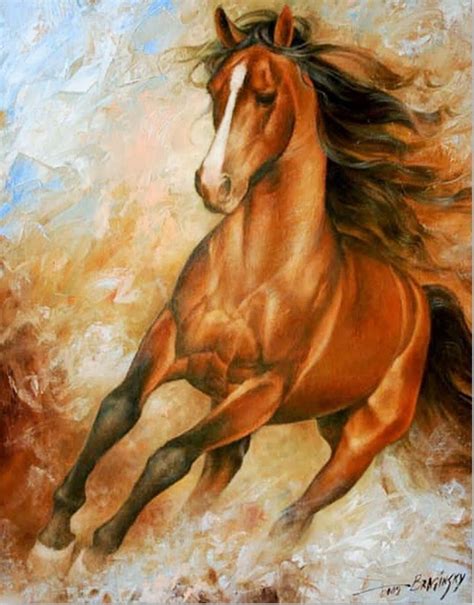 Horse Painting Horse Painting Horse Oil Painting Equine Art