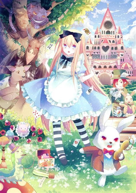 Alice In Wonderland Nanna Filia Oc Manga Manga Girl Mad Hatter Anime