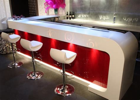 Modern Royal Style White Home Cafe Wine Bar Counter