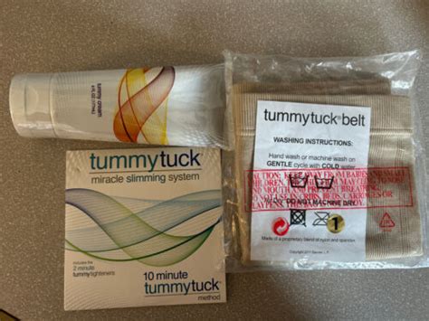 Tummy Tuck Miracle Slimming Syst W Belt And Thermal Accelerator Tummy
