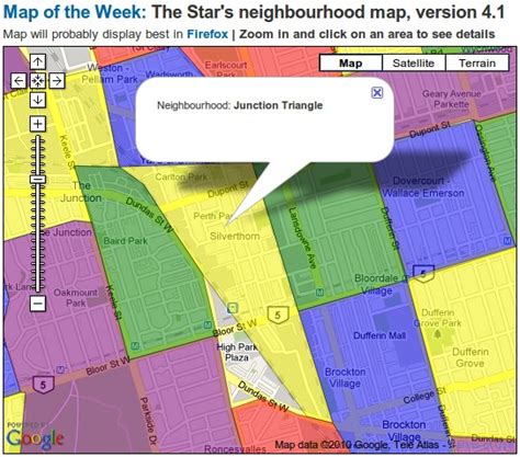 Toronto Star Neighbourhood Map V41 Junction Triangle