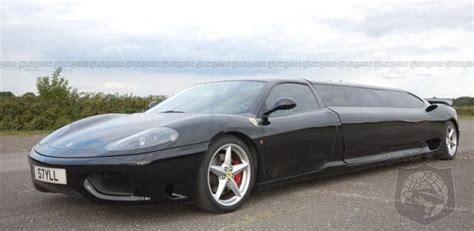170 Mph Prom Limo Worlds First Ferrari Stretch Limousine Limo