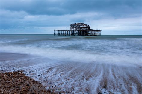 Brighton West Pier Uk Landscape Photography