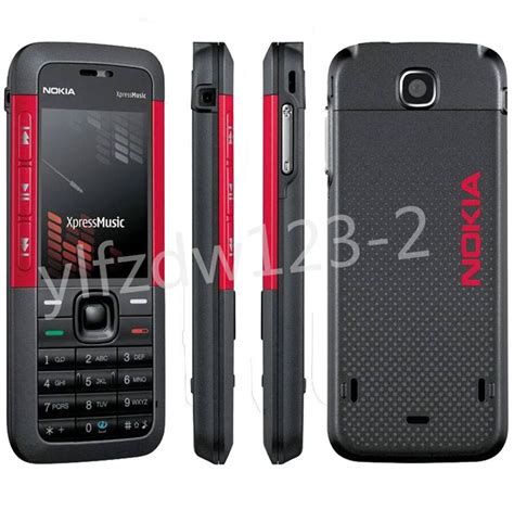 Original Unlocked Nokia 5310 Xpressmusic Red Camera Bluetooth Mobile