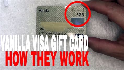 How Vanilla Visa Debit Gift Cards Work YouTube