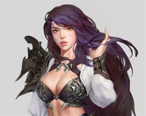 Sword Master ㅇㅇ Joo On Artstation At Artworkvk4ar Fantasy Female