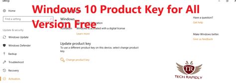 Windows Product Key For All Versions Free