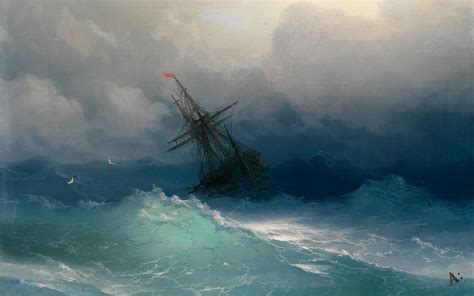 Wallpaper Sailing Ship Sea Vehicle Storm Coast Ivan