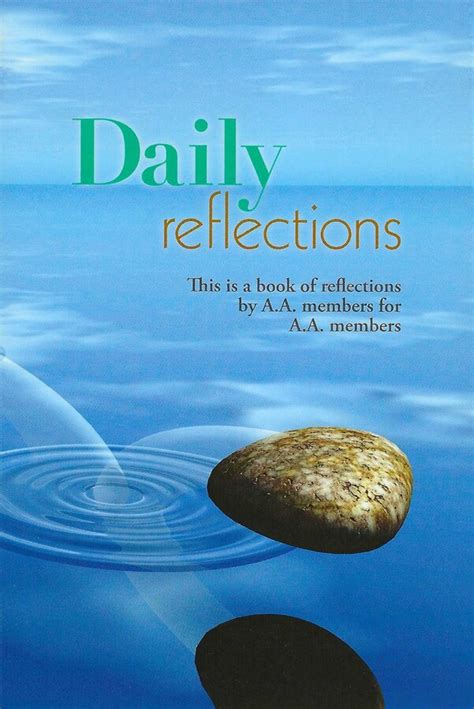 Daily Reflections Book By Anonymous Official Publisher Page Simon