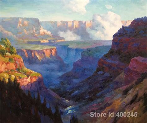 Impressionist Art Looking Across The Grand Canyon Edward Henry Potthast