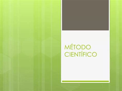 Ppt MÉtodo CientÍfico Powerpoint Presentation Free Download Id5251948