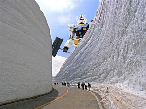 Snow Roads In Japan