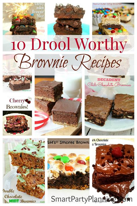 10 Drool Worthy Brownie Recipes
