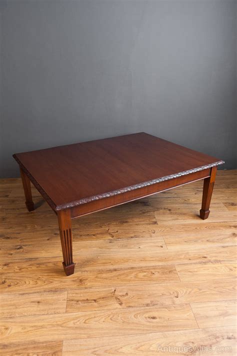 Large Solid Mahogany Coffee Table Antiques Atlas